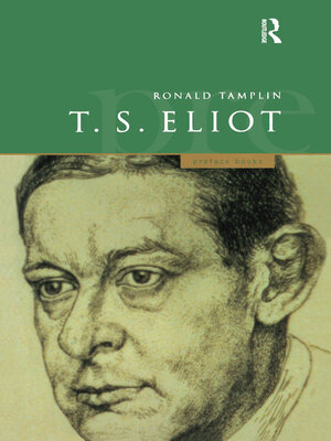cover image of A Preface to T S Eliot